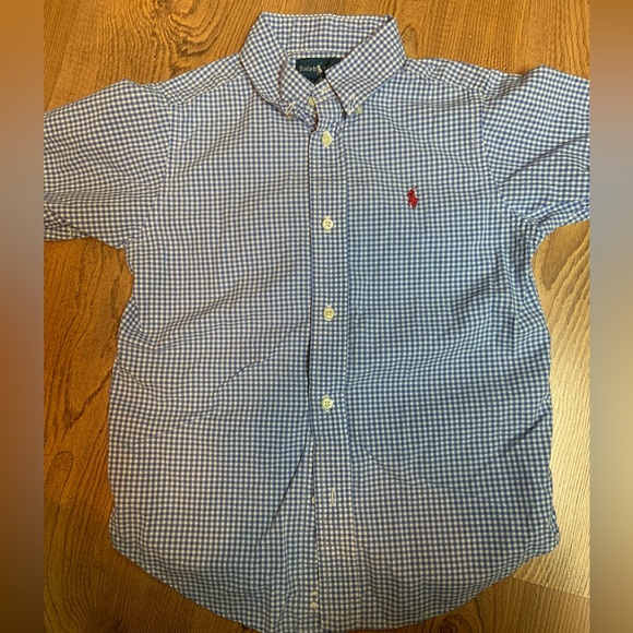 Ralph Lauren Blue label little boys short sleeve shirt - Picture 1 of 2